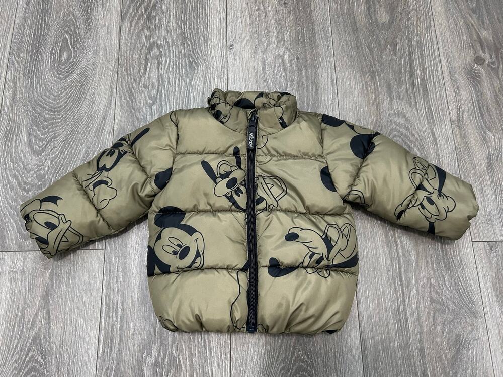 Mickey Mouse Puffer Jacket - Size 12 Months